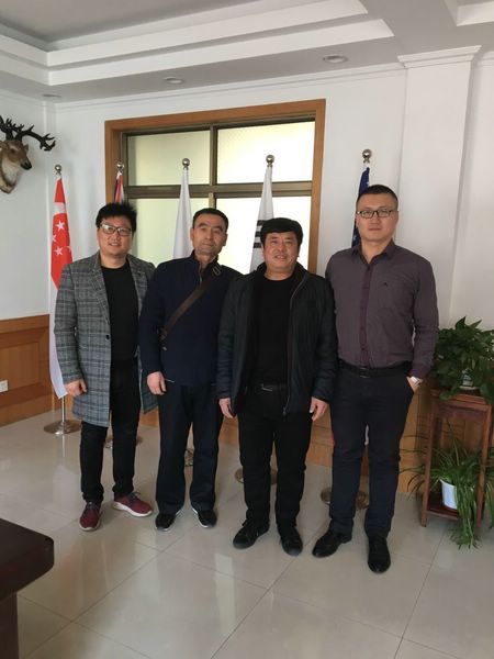 欢迎出国劳务办理机构江苏何总、泰安亓总来访