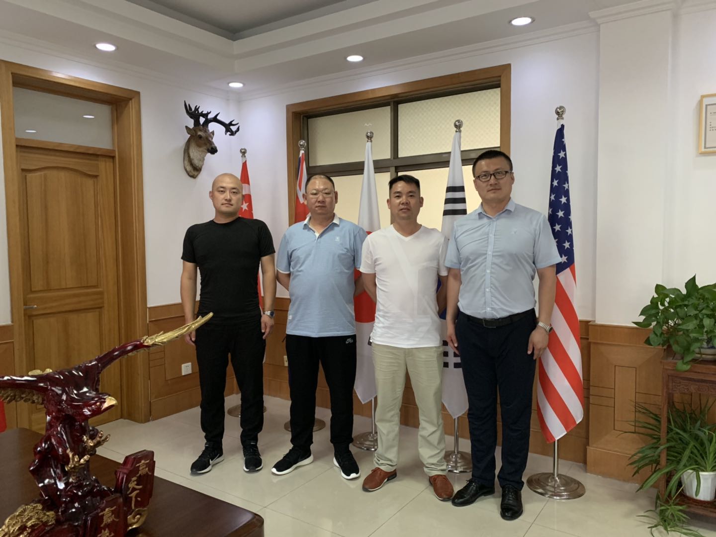 欢迎安丘客户来我公司交流合作