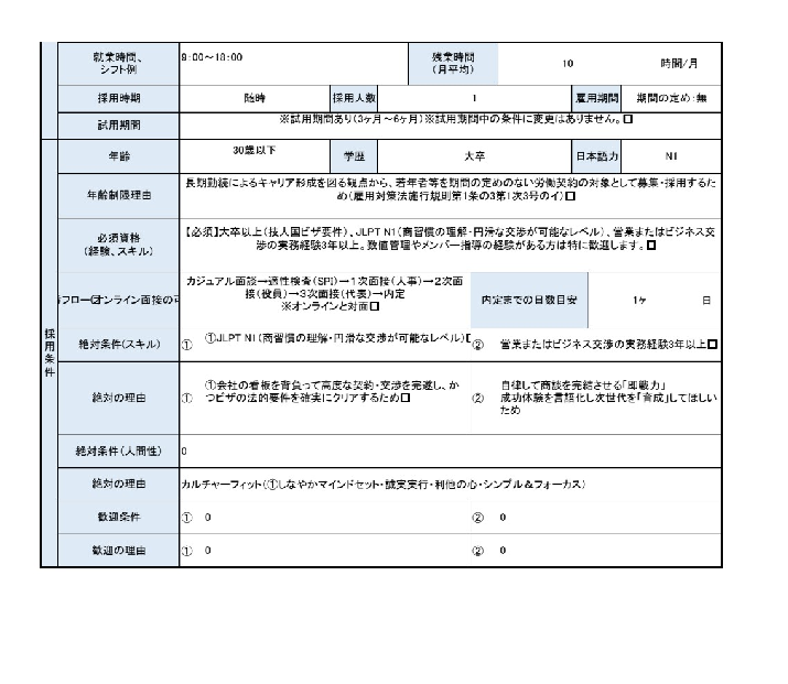 日本东京正社员岗位招聘 商品企划/市场/企画营业 高薪水稳福利